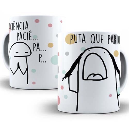 Artes Sublimação Canecas Flork Meme Editáveis Corel Png