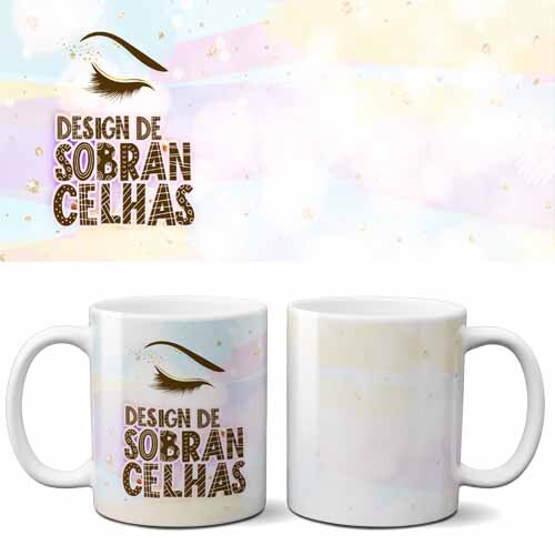 Pacote Artes Delicadas Canecas Profissões Mockups Sublimação