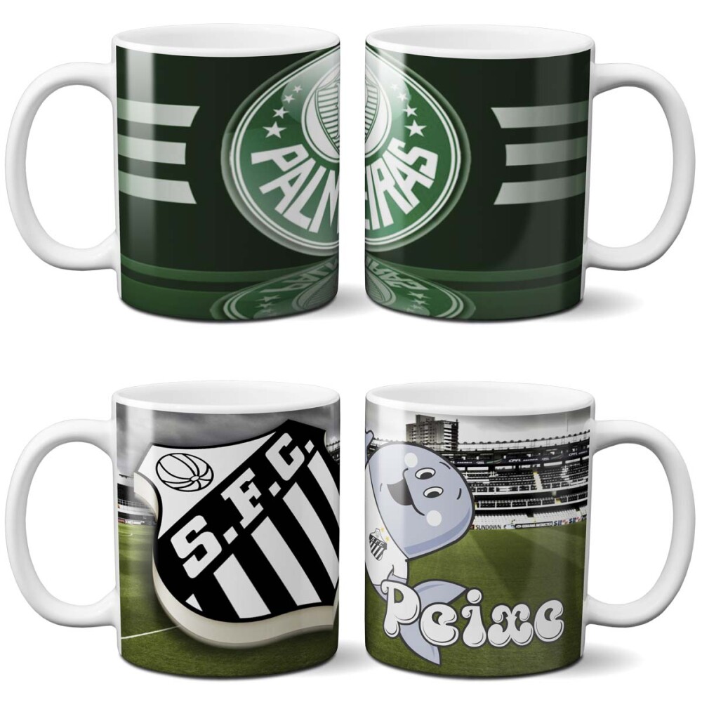 Pacote 200 Artes Sublimação Canecas Times Estampas