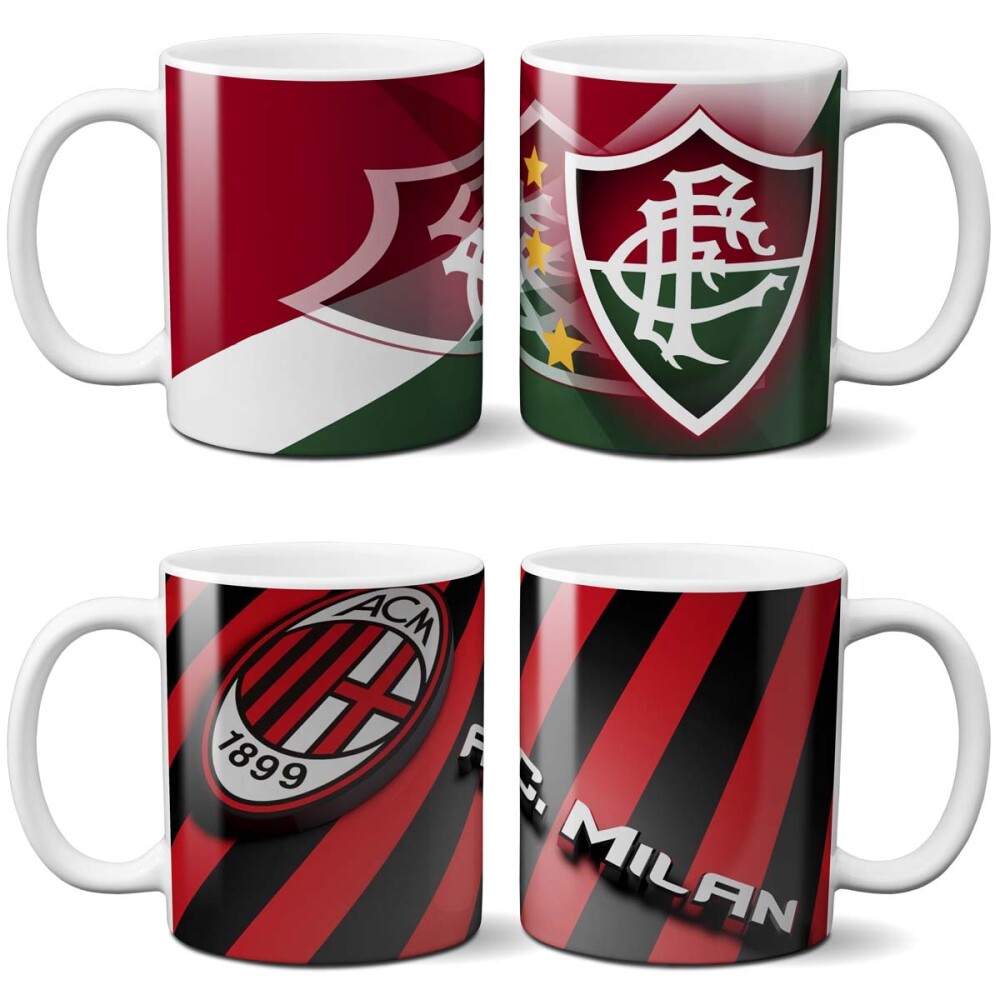 Pacote 200 Artes Sublimação Canecas Times Estampas