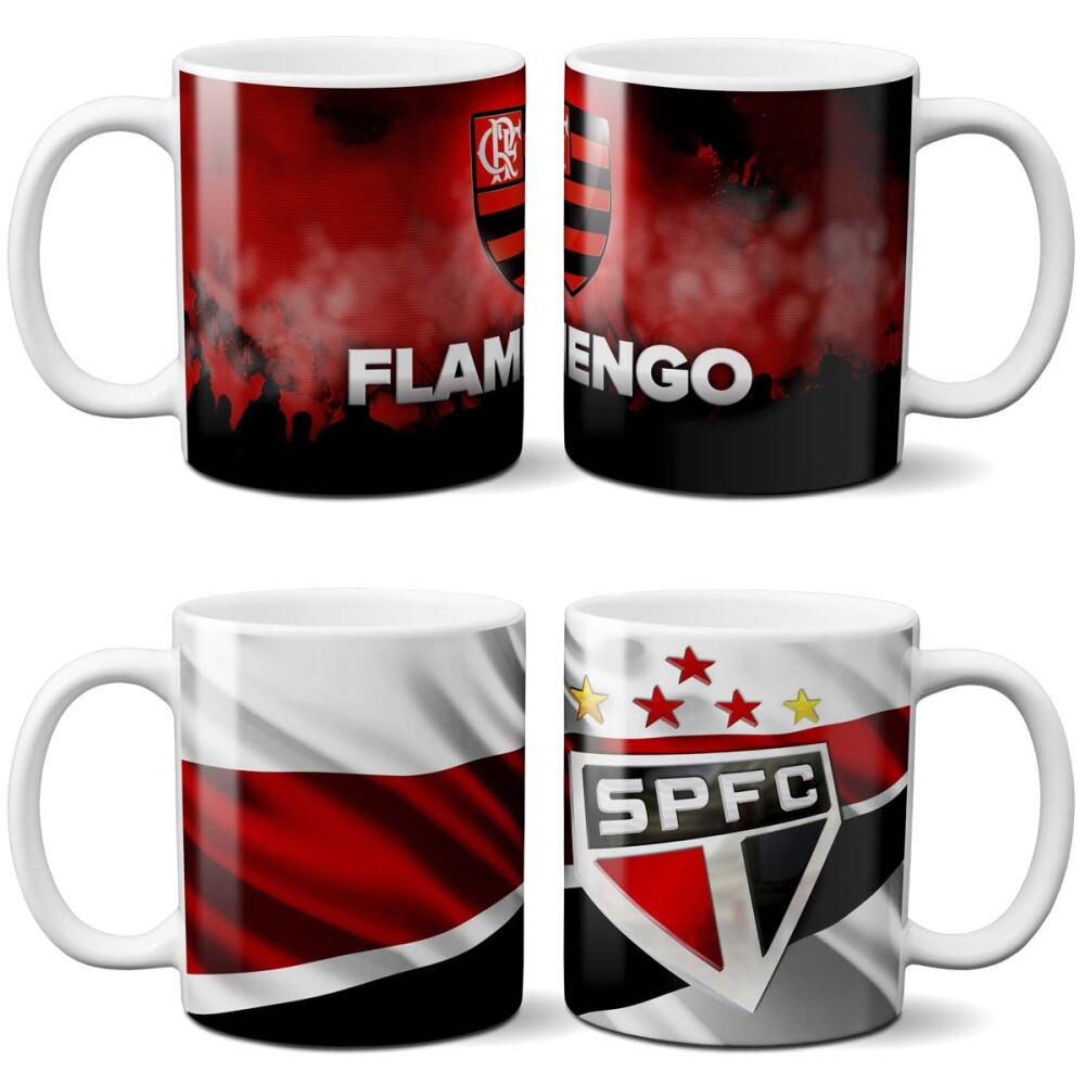Artes Canecas Times 200 Estampas Sublimação Futebol
