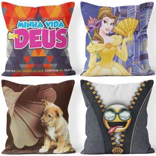 Artes Sublimação Almofadas Fronhas 800 Estampas