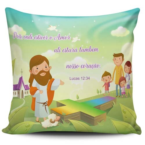 Artes Católicas Sublimação Almofadas Estampas Religiosas