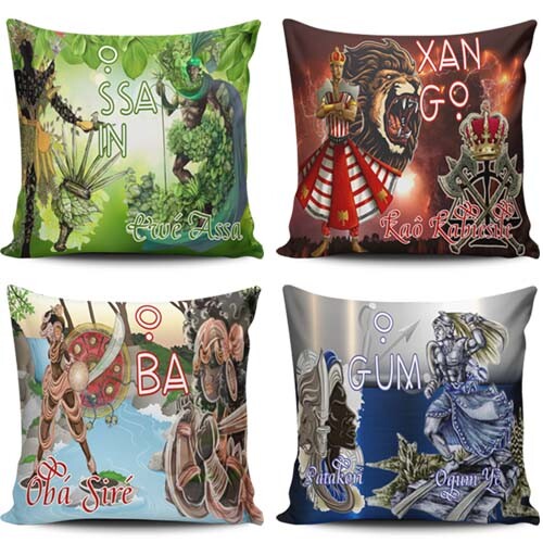 Estampas Orixás Sublimação Almofadas Artes Corel