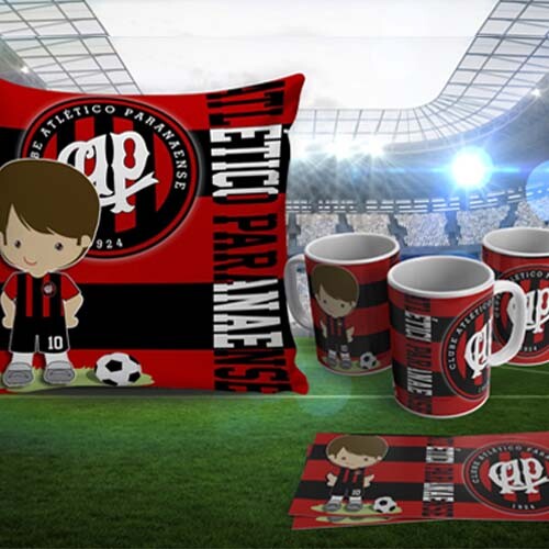Pacote 40 Artes Times Futebol Almofadas Canecas Estampas