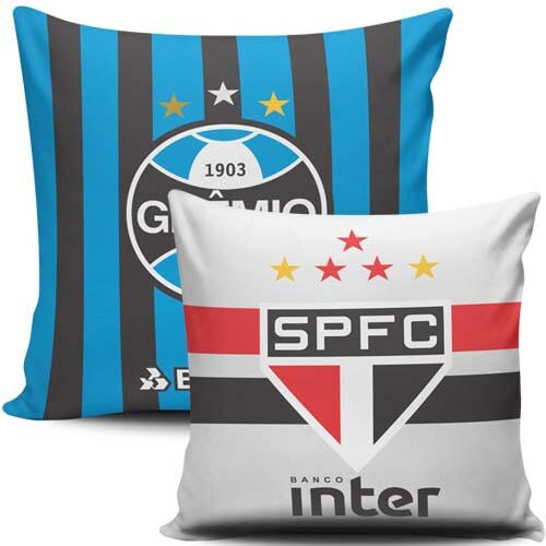 Pacote Artes Almofadas Times Futebol Sublimação Mockups