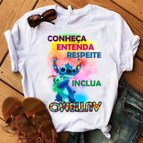 Pacote 50 Artes Estampas Camisetas Autista Autismo Editáveis
