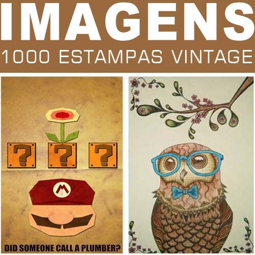 Artes Antigas Imagens Retro Estampas Sublimação Vintage