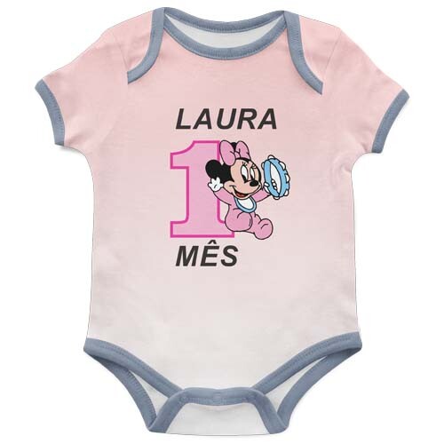 Artes Vetores Mesversário Body Baby Editáveis Sublimação