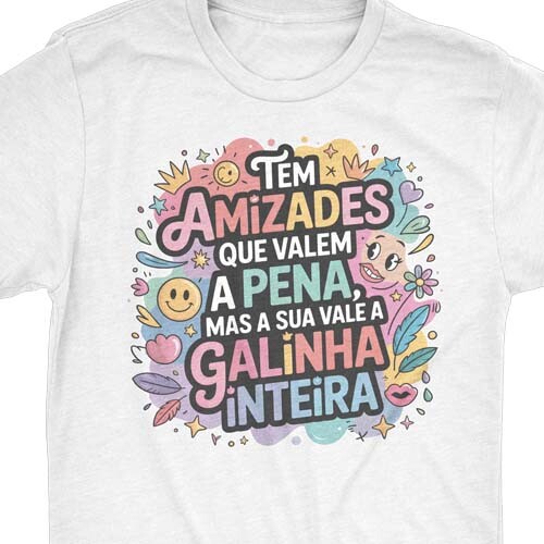 Pacote Artes Amizade Amigas Sublimação Camisetas Frases