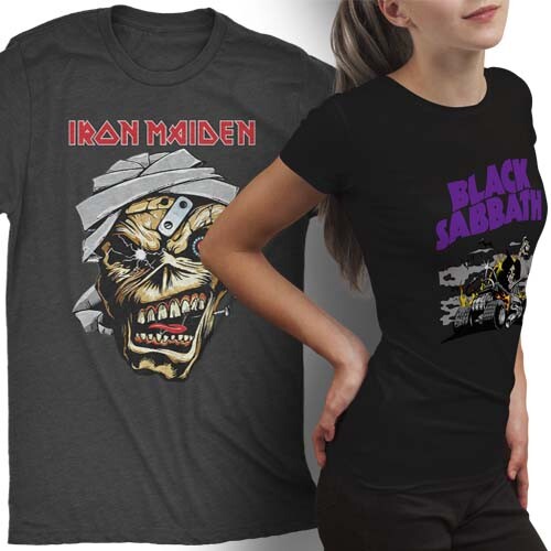 Artes Bandas de Rock Sublimação Estampas Camisetas