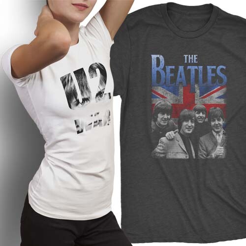 Estampas Artes Bandas de Rock Sublimação Camisetas