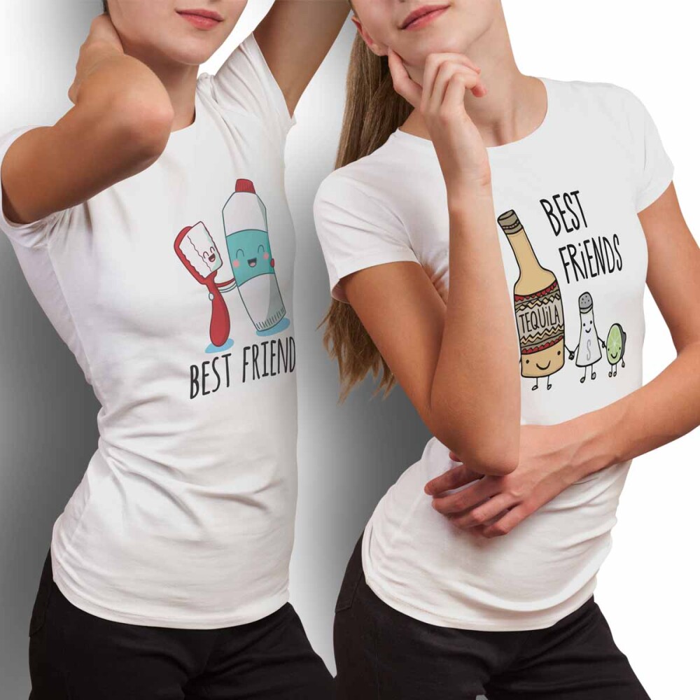 Artes Best Friends Estampas Camisetas Vetores Amigos