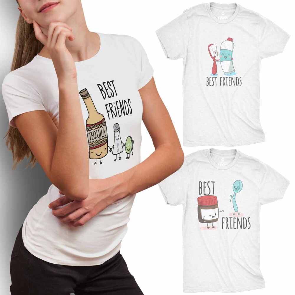 Pacote Artes Best Friends Vetores Par Perfeito Sublimação