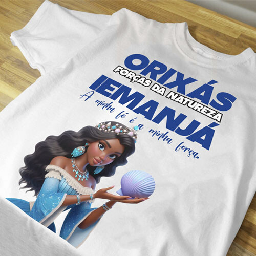 Artes Orixás Sublimação Camisetas Estampas Premium