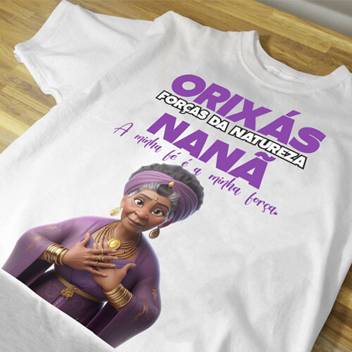 Artes Orixás Sublimação Camisetas Estampas Premium