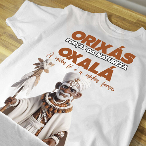 Pacote 12 Artes Orixás Sublimaçção Camisetas Premium