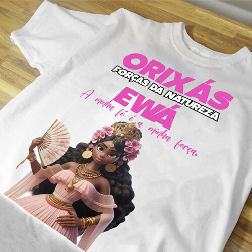 Pacote 12 Artes Orixás Sublimaçção Camisetas Premium