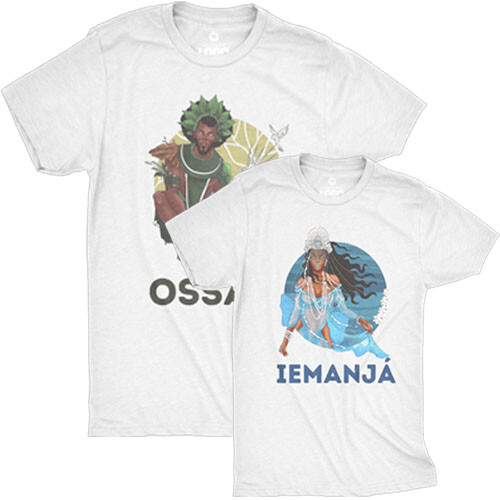 Estampas Orixás Umbanda Camisetas Estampas Mockups