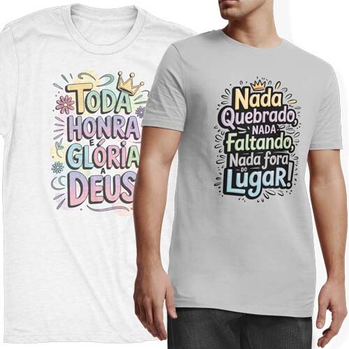 Estampas Artes Frases Que Encantam Sublimação Camisetas