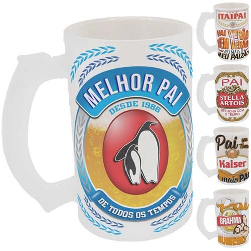 Pacote Artes Dia Dos Pais Sublimação Canecas Chopp Cervejas Moc