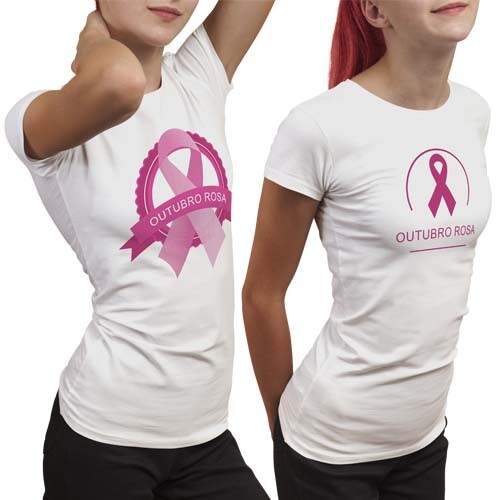 Artes Outubro Rosa Vetores Sublimação Camisetas Estampas Cdr