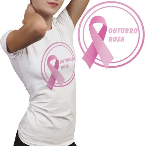 Artes Outubro Rosa Vetores Sublimação Camisetas Estampas Cdr