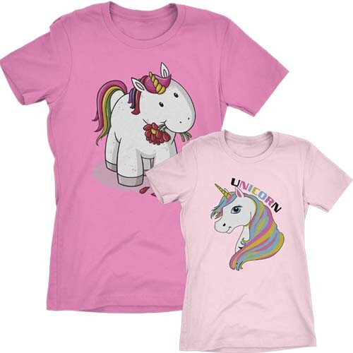 Pacote Vetores Unicórnios Artes Sublimação Camisetas Mockups