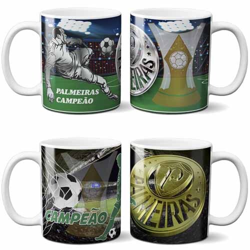 Estampas Palmeiras Campeão Libertadores Brasileirão Artes
