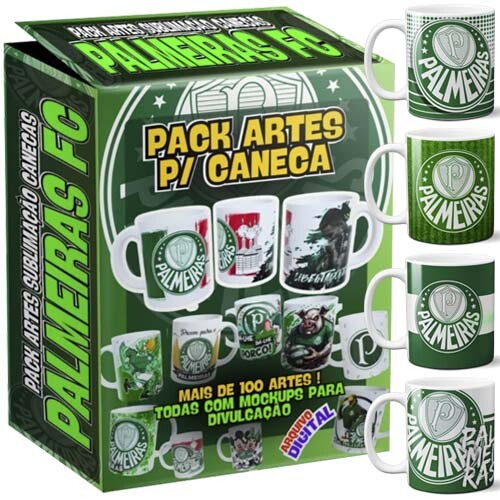 Artes Palmeiras Brasileirão Libertadores 100 Estampas