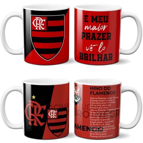 Artes Flamengo Campeão Sublimação Canecas Mockups Estampas