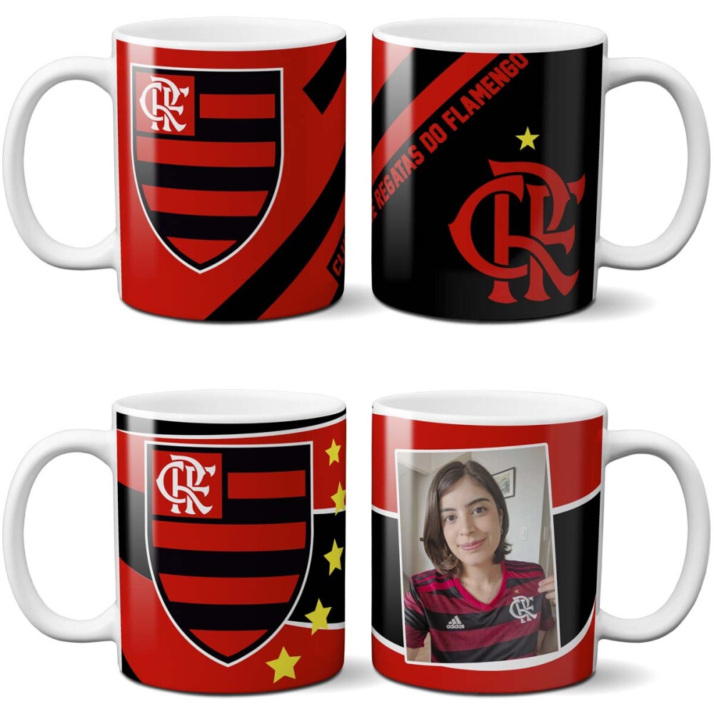 Pacote Artes Flamengo Campeão Sublimação Canecas Mockups
