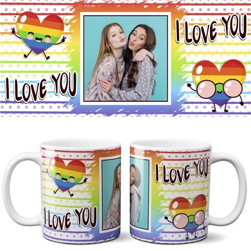Estampas Canecas Lgbt Orgulho Gay Sublimação Mockups