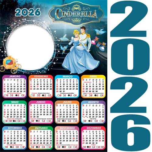 Pacote Calendários Png 2026 Infantil Criança Calendário