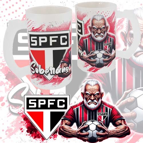 Pack Artes Canecas Chopp Mascotes Times Futebol Sublimação