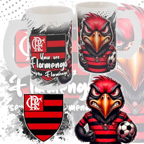 Pacote Artes Canecas Chopp Times Futebol Mascotes Sublimação