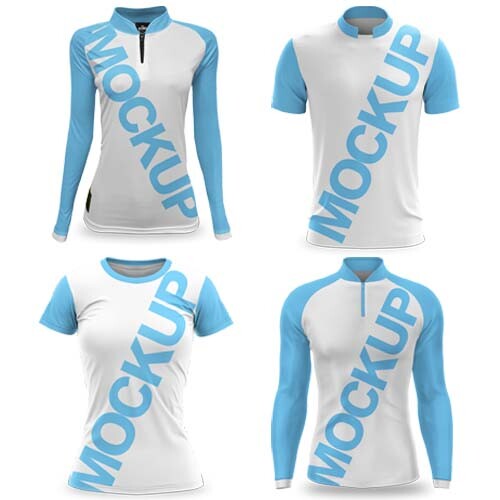 Kit Digital Mockups Editáveis Corel Apresentação Camisetas