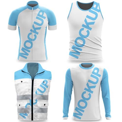 Pack 70 Mockups Camisetas Editáveis Corel Sublimação Artes