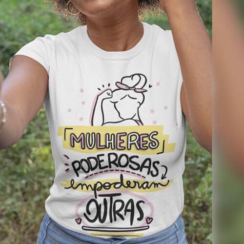 Pacote Artes Dia das Mulheres Mulher Sublimação Camisetas