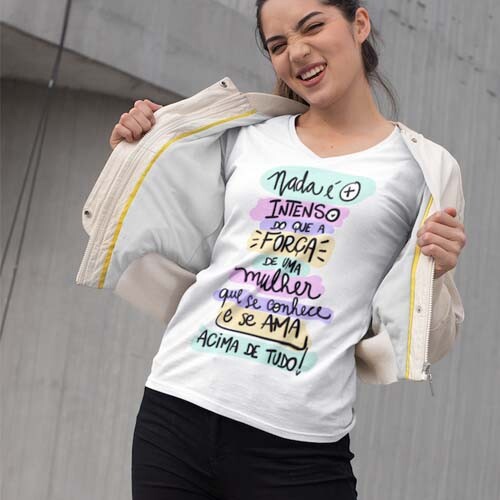 Pack Artes Dia das Mulheres Mulher Camiseta Sublimação