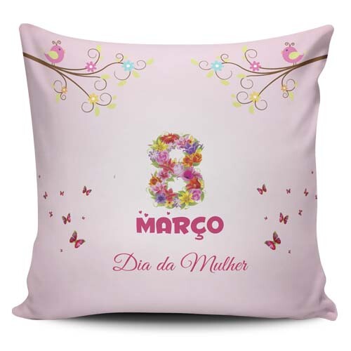 Estampas Almofadas Dia Internacional Mulher 30 Artes Mockups