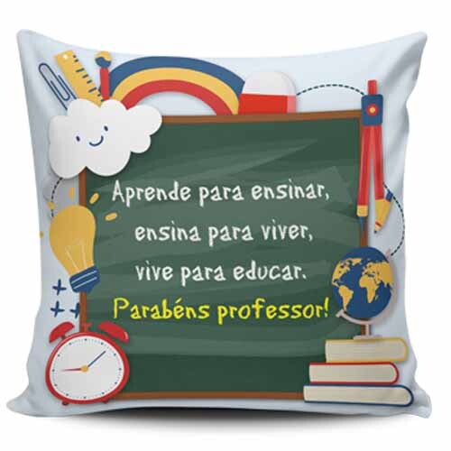 Artes Prontas Almofadas Dia dos Professores Sublimação Corel