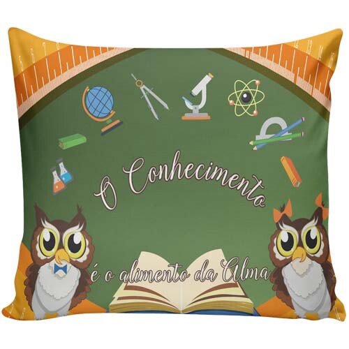 Estampas Matérias Escolares Sublimação Almofadas Professores
