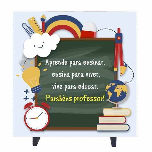 Pack 16 Artes Dia dos Professores Estampas Azulejos Mockups