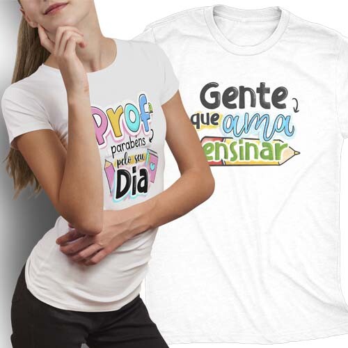 Estampas Camisetas Dia dos Professores Sublimação Artes Png