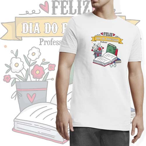 Pacote 50 Artes Professores Mockups Sublimação Camisetas
