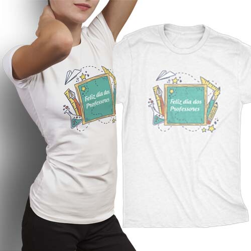 Kit Digital 50 Artes Camisetas Dia dos Professores Mockups