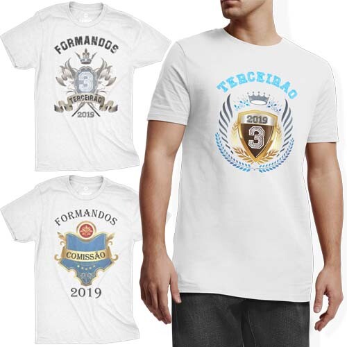 Artes Camisetas Formaturas Formandos Terceirão Sublimação
