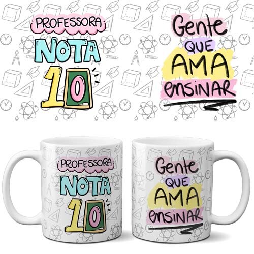 Pacote 30 Artes Dia Professores Mockups Estampas Pandoca