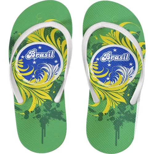 Estampas Copa Mundo Futebol Brasil Artes Sublimação Chinelos